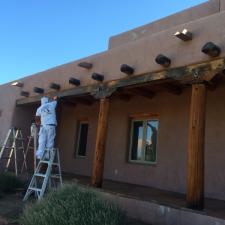 Exterior Staining Project in Sandia Heights